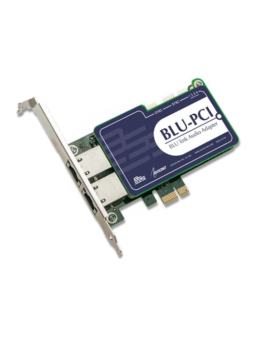 64 canales de tarjeta de sonido PCI Express - Blu Link