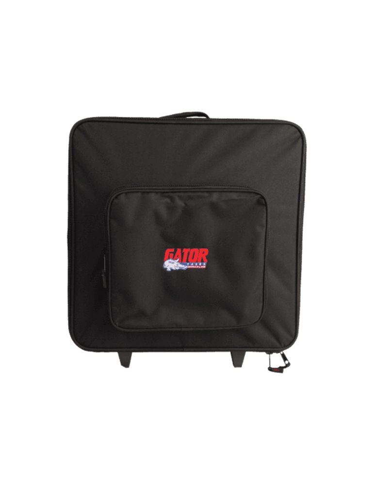 FUNDA REFORZADA PARA 4x PAR 64 LED "GATOR NYLON" - CON RUEDAS