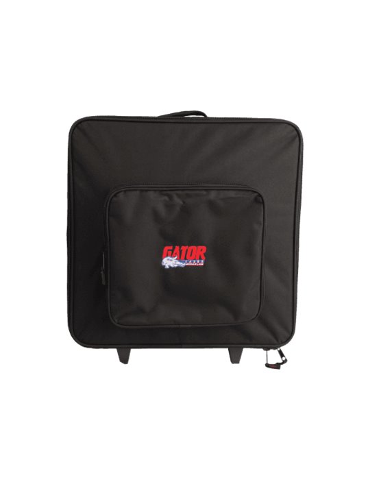 FUNDA REFORZADA PARA 4x PAR 64 LED "GATOR NYLON" - CON RUEDAS