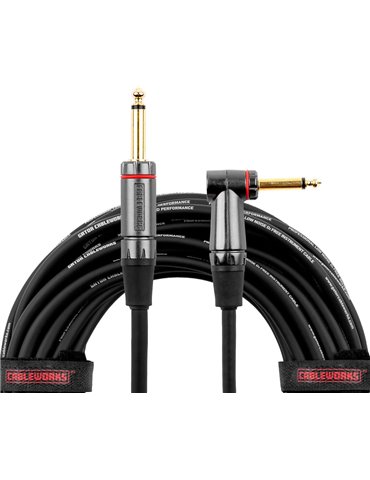 Cable de instrumento jack recto/jack acodado - 3 m