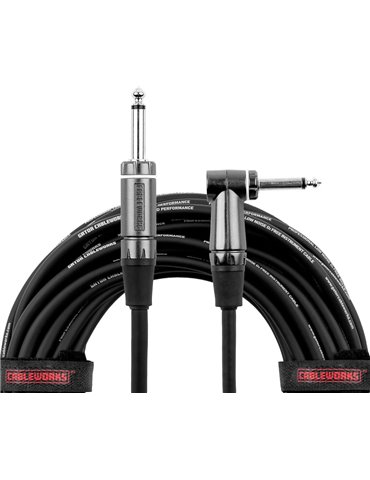 Cable de instrumento jack recto/jack acodado - 3 m