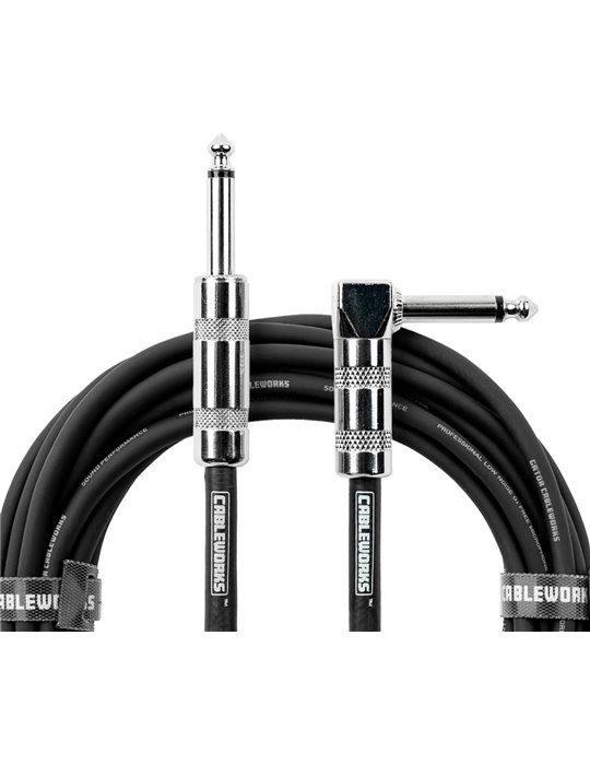 Cable de instrumento jack recto/jack acodado - 9 m