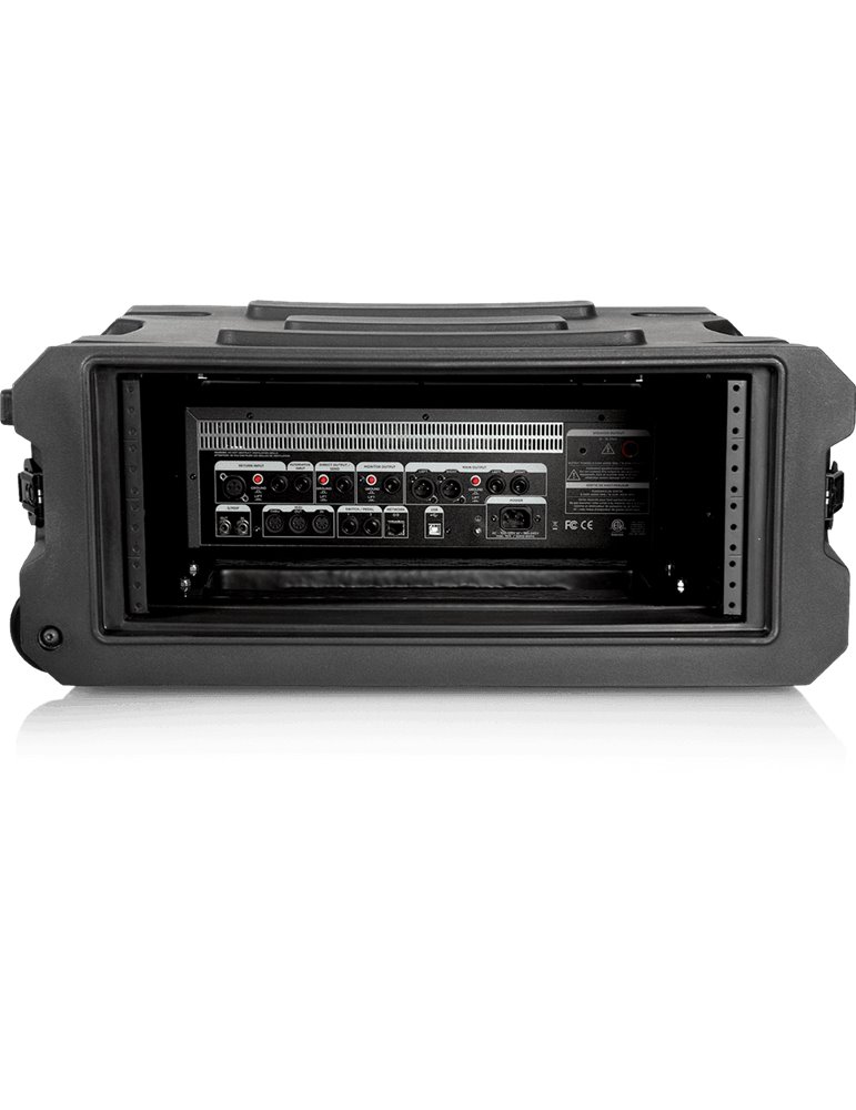 RACK FLIGHTCASE "GATOR G-PRO" PARA 4 UNIDADES - 19" (CON RUEDAS)