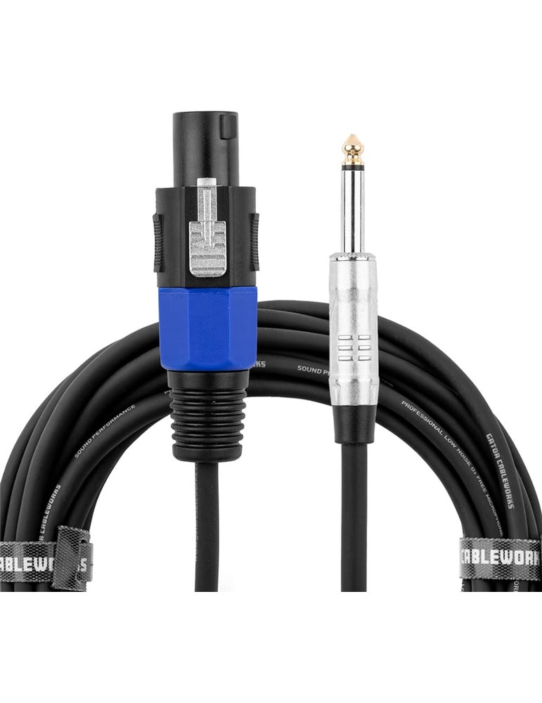 Cable altavoz jack/speakON - 7,5 m