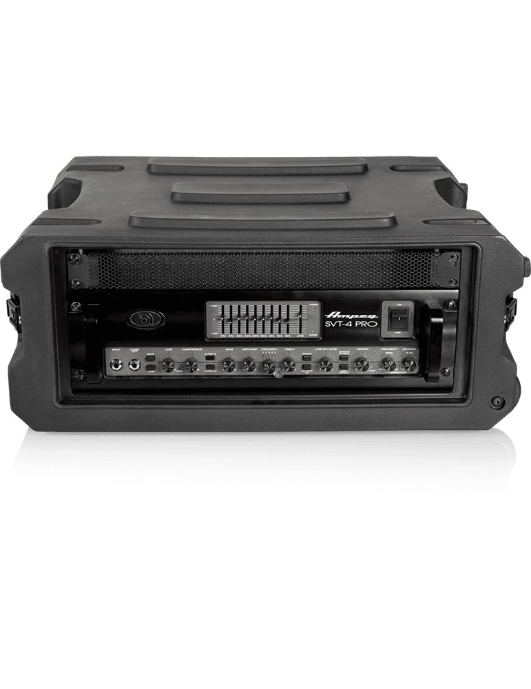 RACK FLIGHTCASE "GATOR G-PRO" PARA 4 UNIDADES - 19" (CON RUEDAS)
