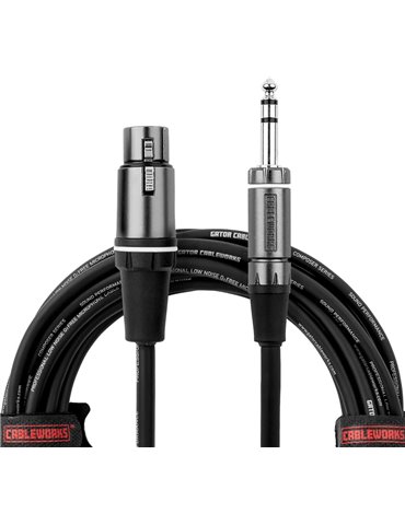Cable micrófono XLR hembra/jack - 45 cm