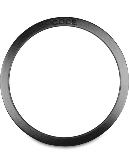 ARO REFUERZO CODE 4" NEGRO