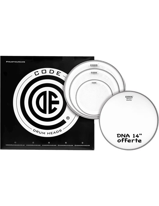 TOM PACK CODE GENERATOR FUSION TRANSPARENTE (10,12,14" + DNA 14 ")