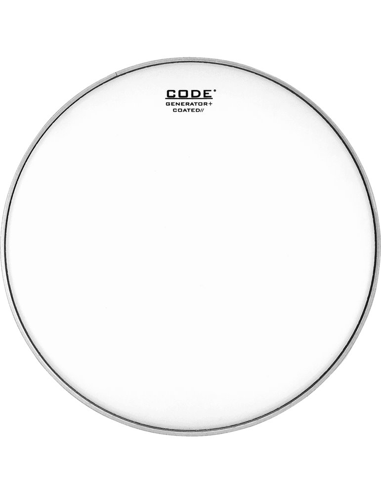 PARCHE TOM CODE 13" GENERATOR COATED (Blanco)