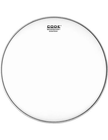 PARCHE TOM CODE 14" GENERATOR COATED (Blanco)