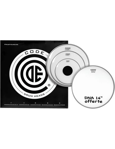 TOM PACK CODE LAW FUSION TRANSPARENTE (10,12,14" + DNA 14 ")