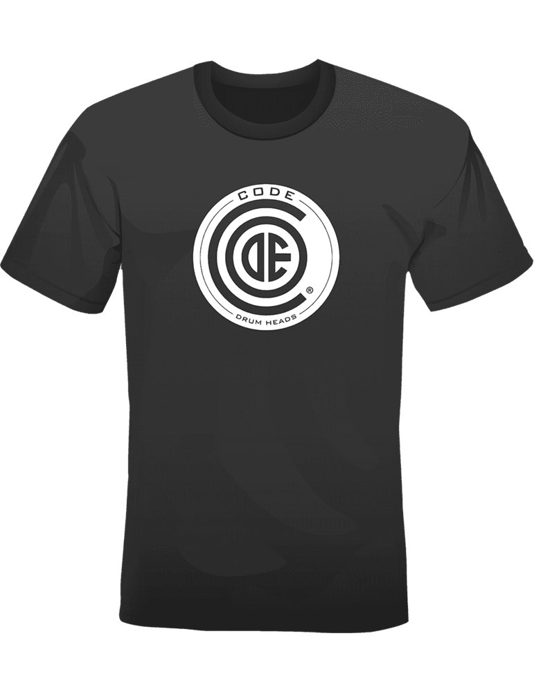 CAMISETA CODE DRUMHEADS NEGRA - M