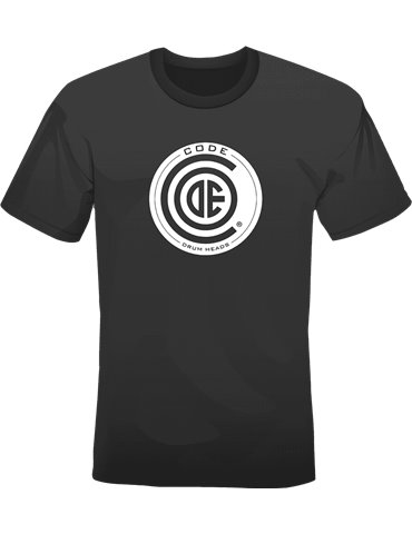 CAMISETA CODE DRUMHEADS NEGRA - XL
