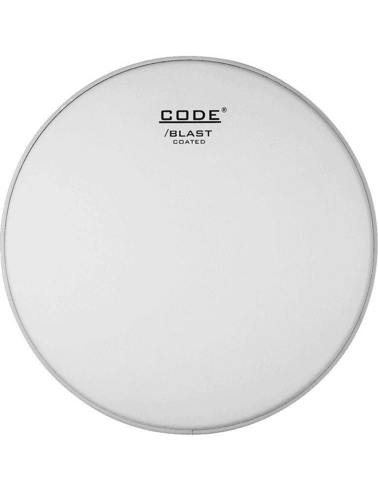 PARCHE BOMBO CODE 22" BLAST COATED (Blanco)