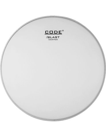 PARCHE BOMBO CODE 24" BLAST COATED (Blanco)