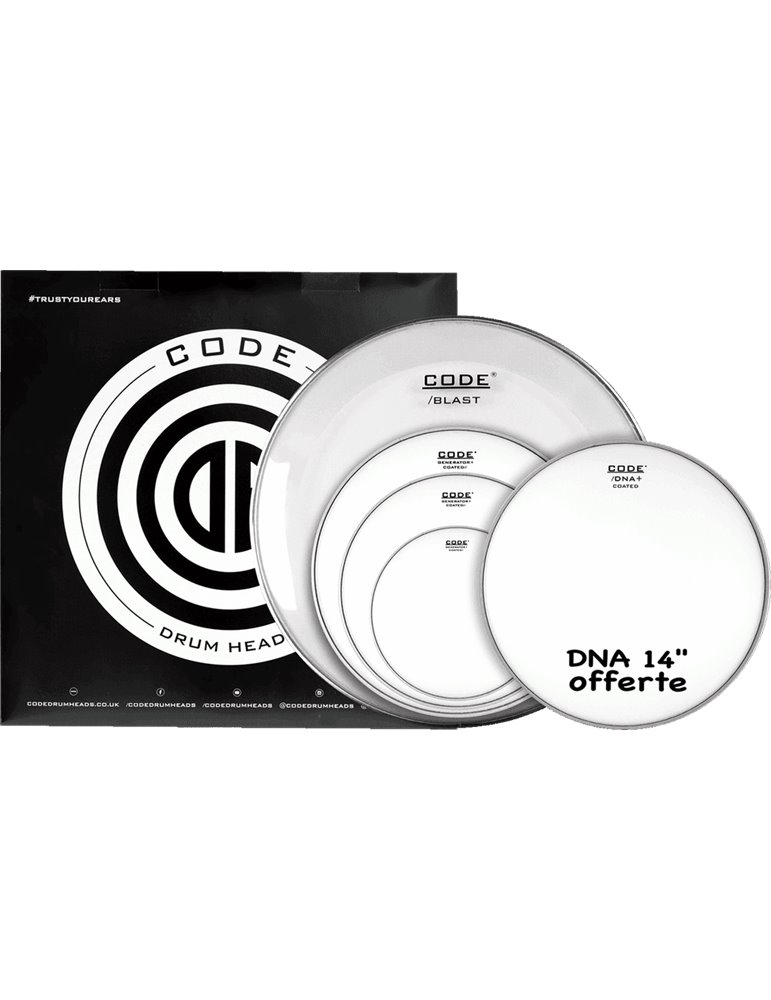 FULL PACK CODE GENERETOR COATED ROCK (10,12,16,22" + CAJA DNA 14")