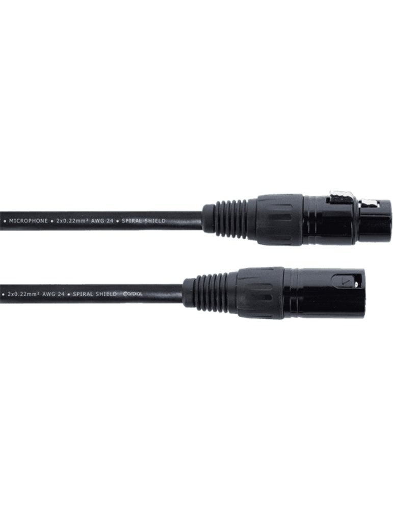 Cable de micrófono XLR de 3 m