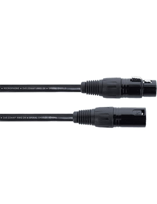 Cable de micrófono XLR de 3 m
