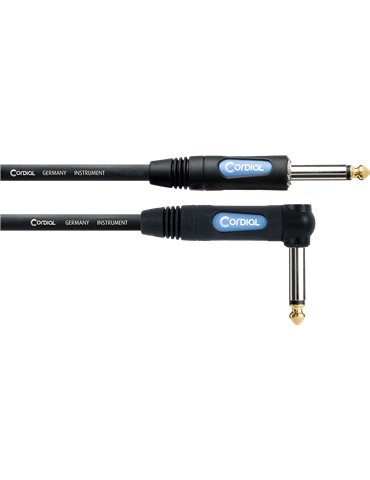 Cable de instrumento jack-jack Recto/Acodado de 3m