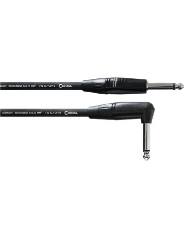 Cable de guitarra jack recto/acodado 3 m