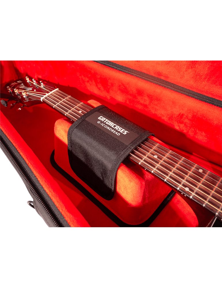 SOFTCASE GUITARRA ACÚSTICA DREADNOUGHT "GATOR G-ICON"- NEGRO