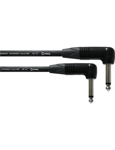 Latiguillo guitarra acodado 30 cm