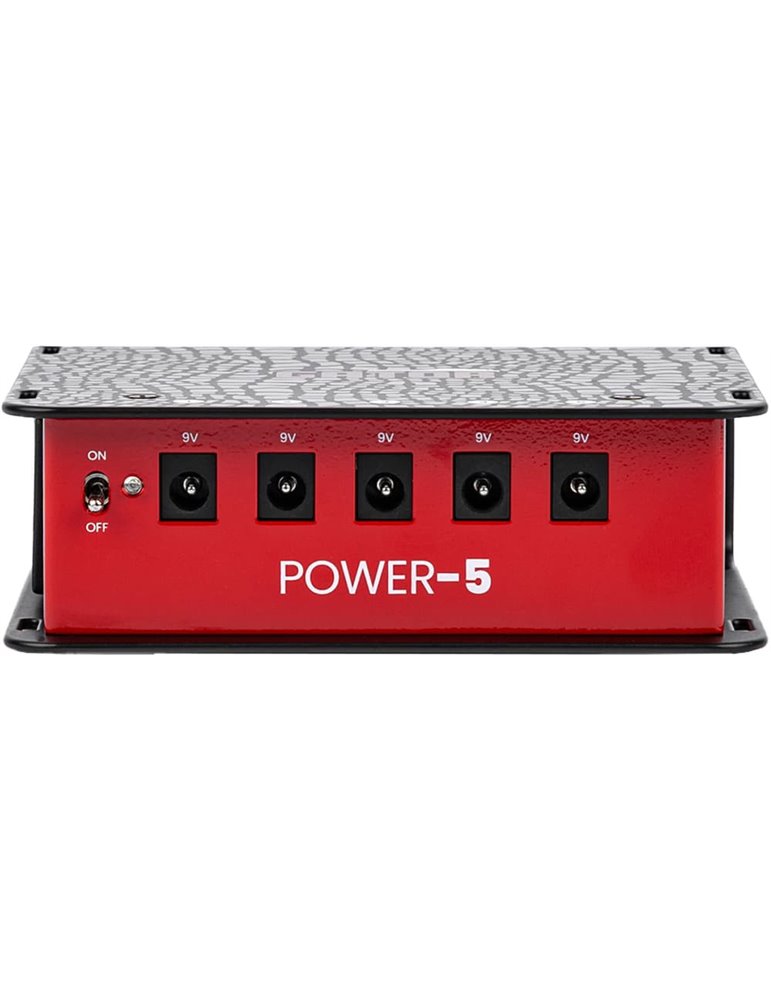 Fuente de alimentación para pedalboard con 5 salidas aisladas