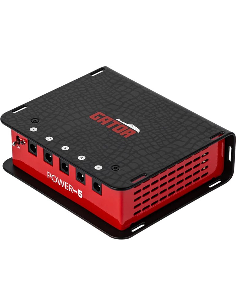 Fuente de alimentación para pedalboard con 5 salidas aisladas