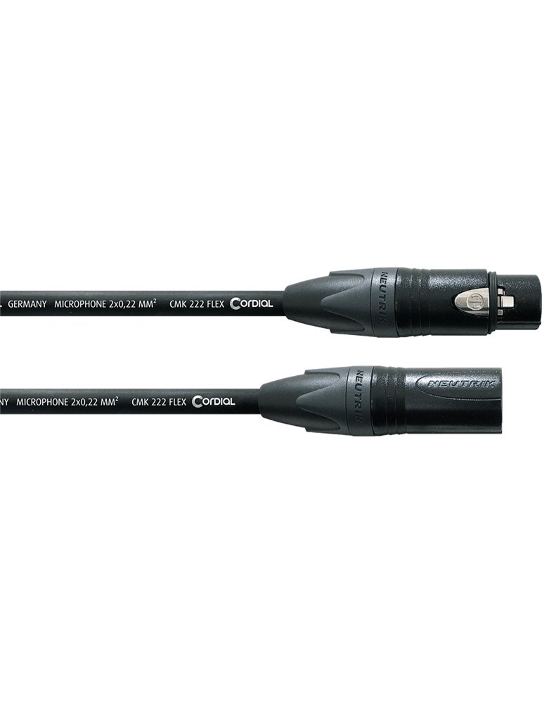 Cable XLR de 5 metros ultraflexible CMK222-Flex