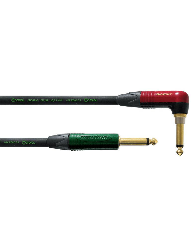 Cable jack/jack acodado SILENT - 3m