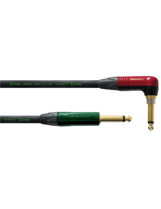 Cable jack/jack acodado SILENT - 3m