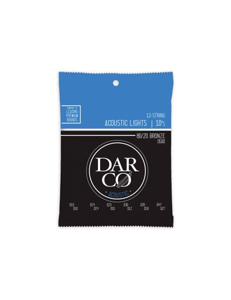 JUEGO ACÚSTICA BRONZE 80/20 12St.  LIGHT 10-47