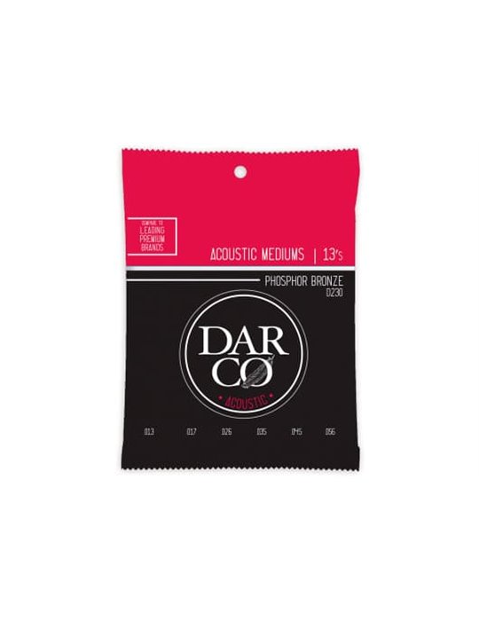 JUEGO ACÚSTICA PHOSPHORE BRONZE 92/8 MEDIUM 13-56