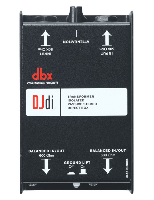 Caja DI pasiva de 2 canales