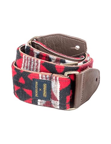 CORREA DUNLOP GUIT/ BAJO PENDLETON WOOL - La Paz Scarlet