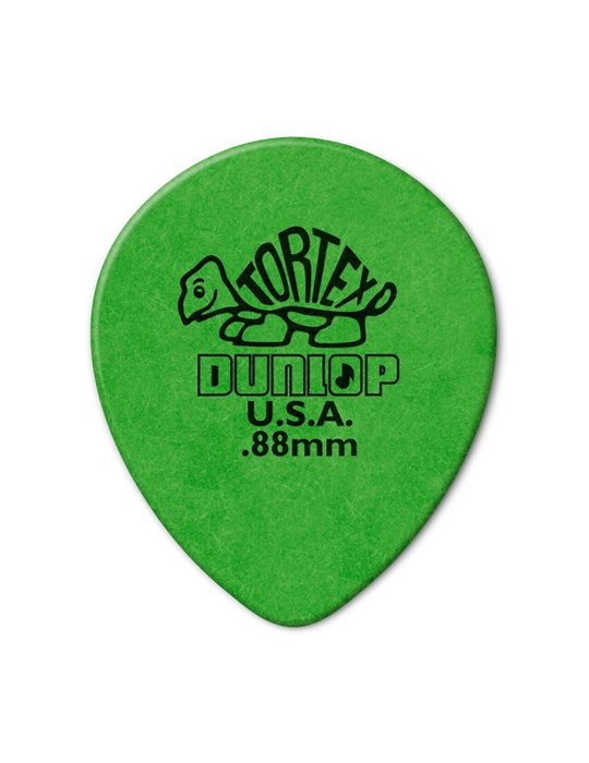 PACK 72 PÚAS TORTEX® TEARDROP S VERDE - 0,88 mm