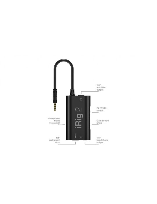 IRIG DE GUITARRA PARA IPHONE, IPOD TOUCH, IPAD Y MAC