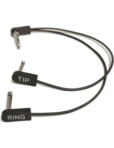 CABLE AUDIO JACK STEREO-JACK MONO(X2) - 30 CM