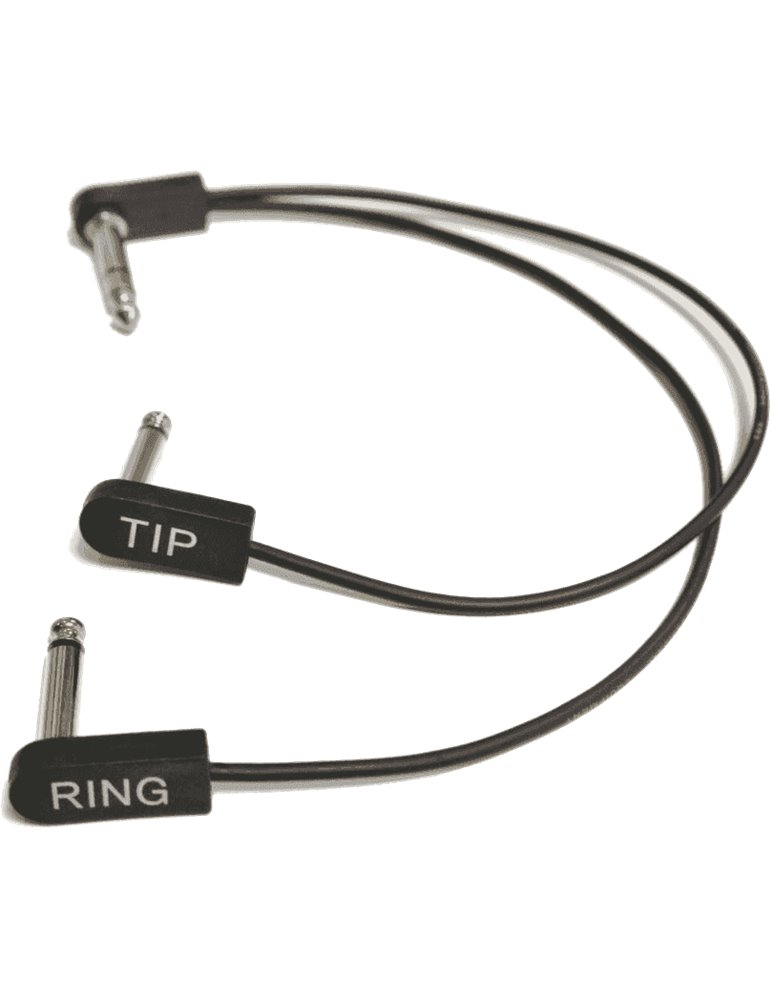 CABLE AUDIO JACK STEREO-JACK MONO(X2) - 30 CM