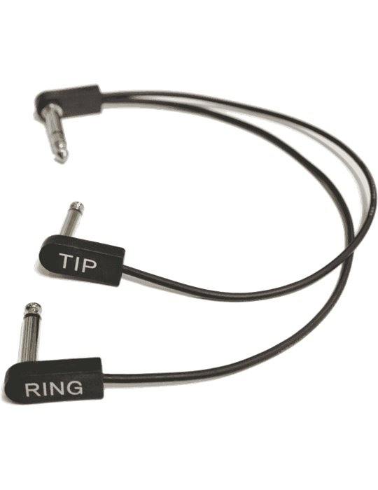 CABLE AUDIO JACK STEREO-JACK MONO(X2) - 30 CM