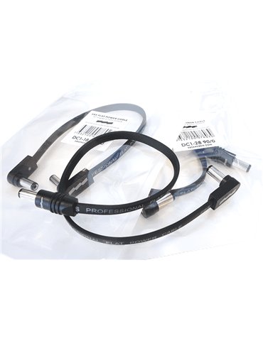 CABLE ALIMENTACIÓN AA FLAT Negro - 38 cm
