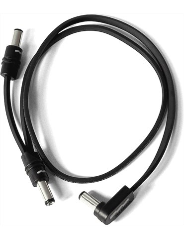 CABLE ALIMENTACIÓN SSA FLAT CONEXIÓN EN PARALELO Negro - 48 cm