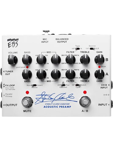 PREAMPLIFICADOR ACÚSTICO STANLEY CLARKE - 2 CANALES