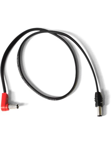 CABLE ALIMENTACIÓN SA FLAT Negro (Polaridad Invertida) - 48 cm 