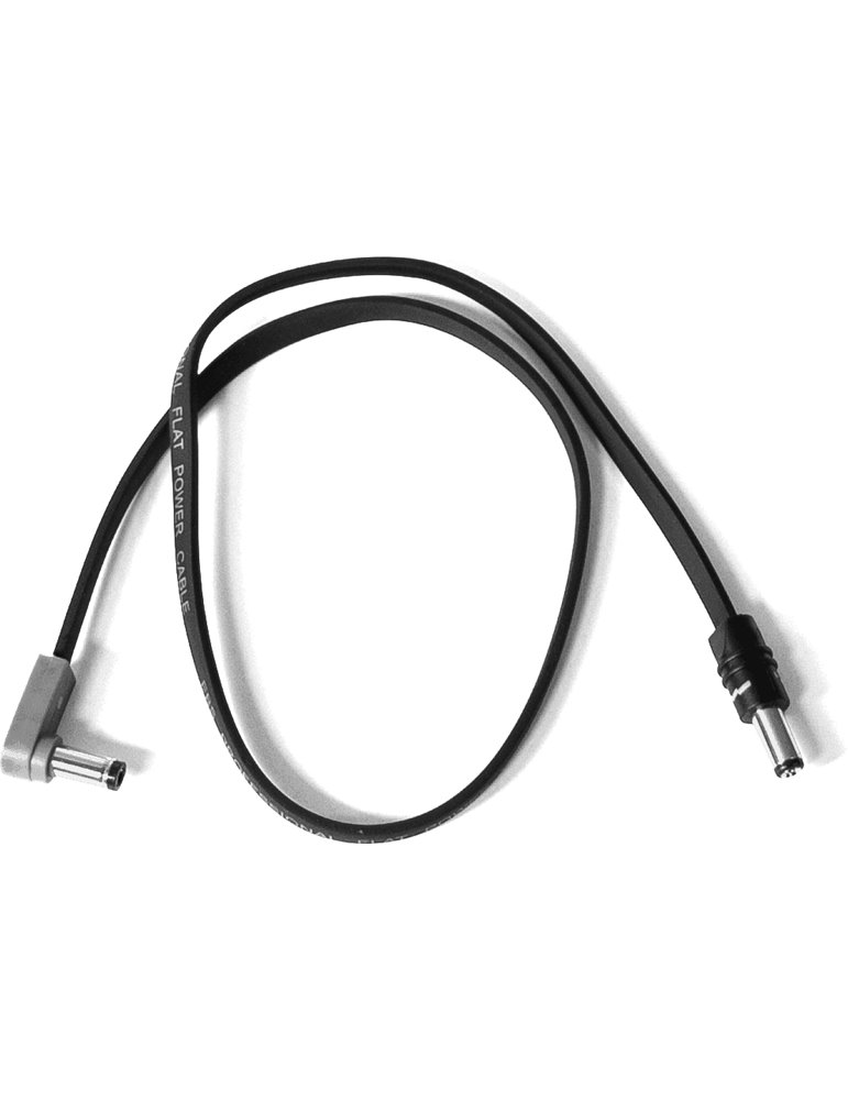 CABLE ALIMENTACIÓN SA  (2.1 a 2.5 mm) FLAT Negro - 48 cm 