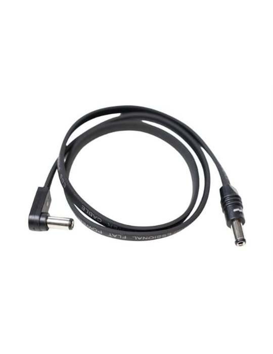 CABLE ALIMENTACIÓN SA FLAT Negro - 58 cm