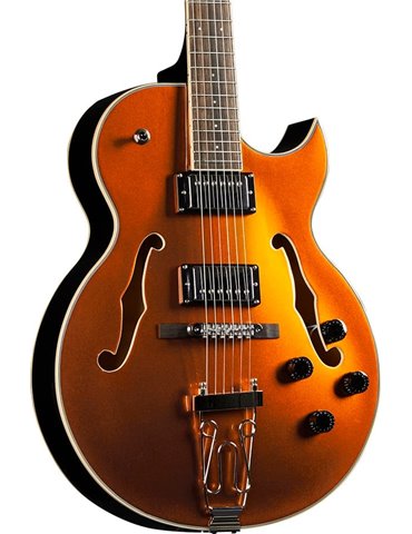 GUITARRA ELÉCTRICA EKO HOLLOWBODY JAZZ SINGLE CUT - GOLD