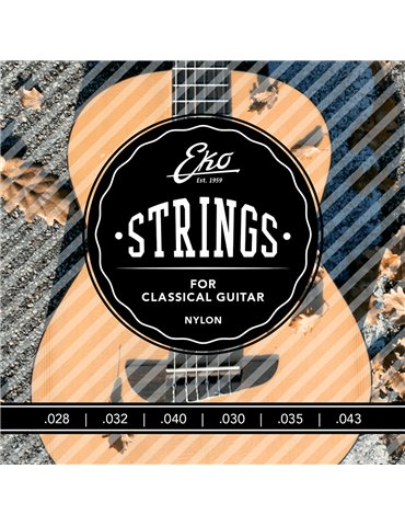 JUEGO CLÁSICA NYLON TENSIÓN NORMAL 28-43