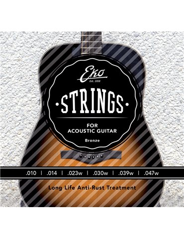 JUEGO ACÚSTICA BRONZE 80/20 LIGHT 10-47