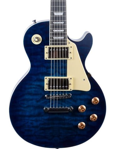 Guitarra eléctrica Eko Starter LS300 tipo LP - Azul Quilted